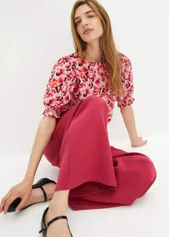 Shirt aus leichtem Crêpe