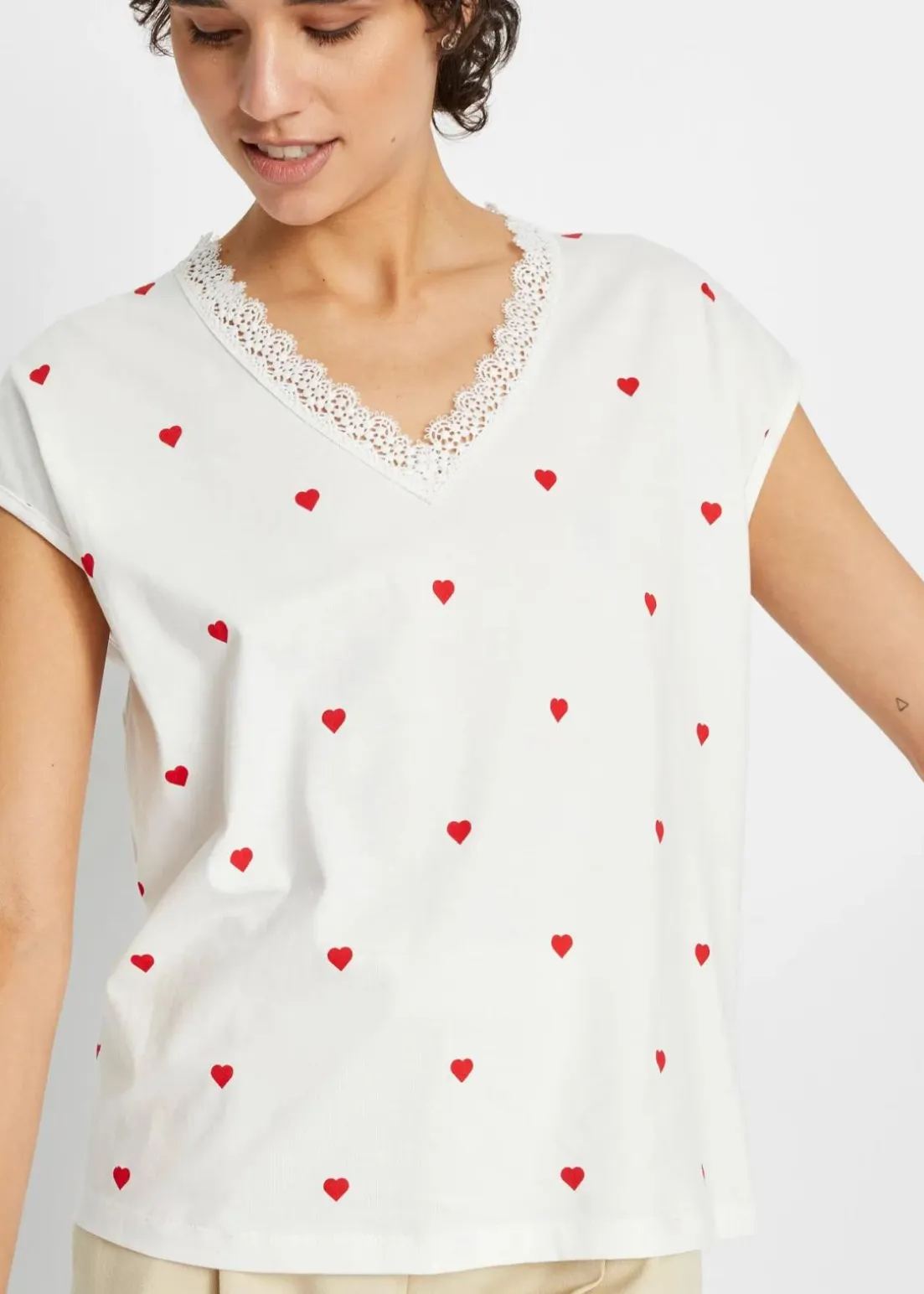 Shirt aus reiner Baumwolle