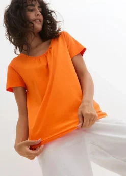 Shirt aus reiner Baumwolle, Kurzarm