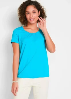 Shirt aus reiner Baumwolle, Kurzarm