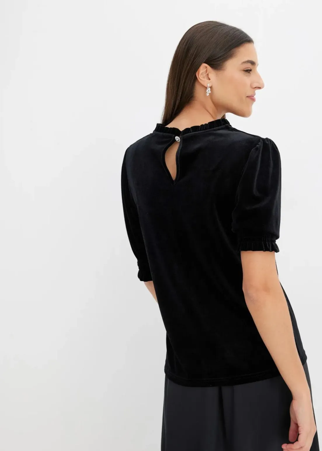 Shirt aus softem Samt