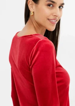 Shirt aus softem Samt