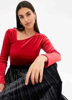 Shirt aus softem Samt