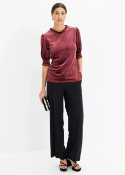 Shirt aus softem Samt