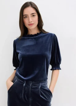 Shirt aus softem Samt