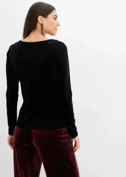 Shirt aus softem Samt