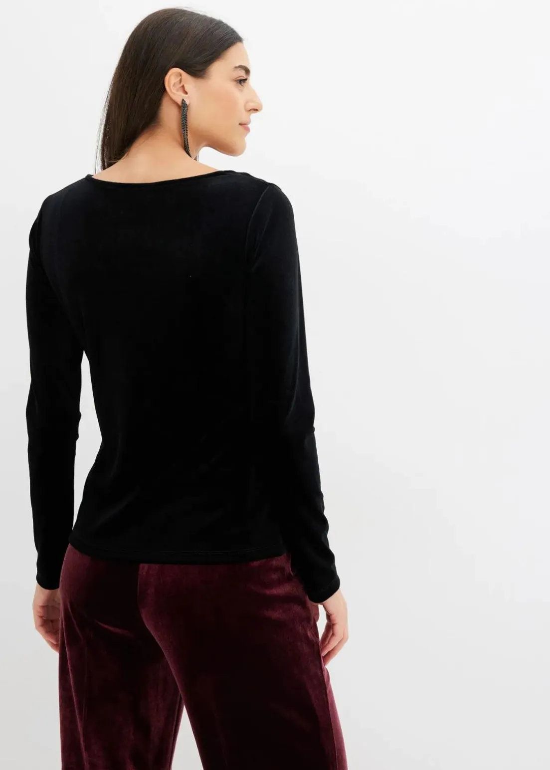 Shirt aus softem Samt