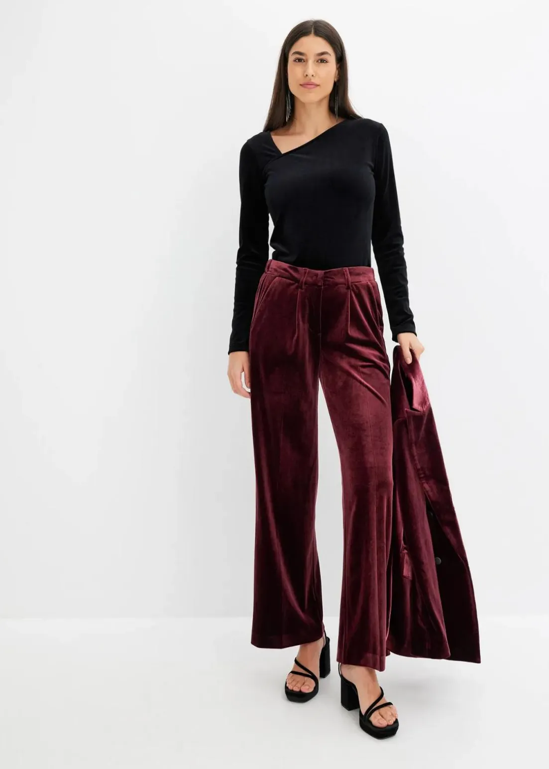 Shirt aus softem Samt