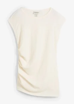 Shirt aus strukturiertem Crêpe