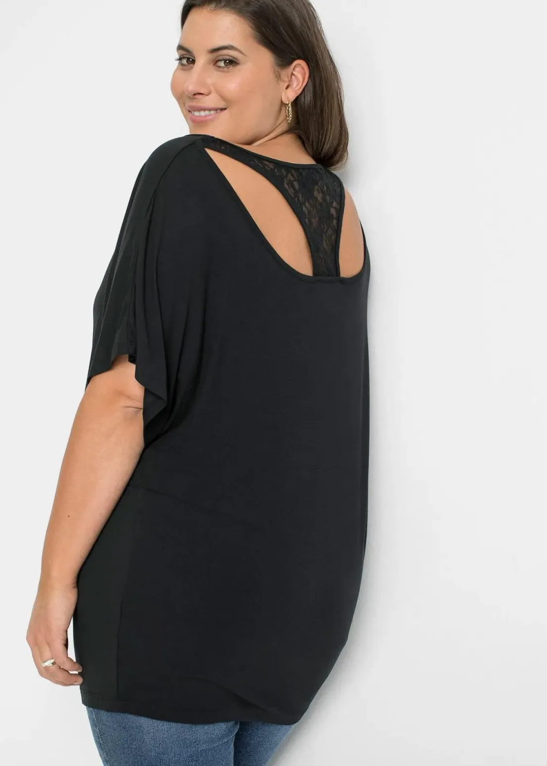 Shirt aus Viskose-Mix