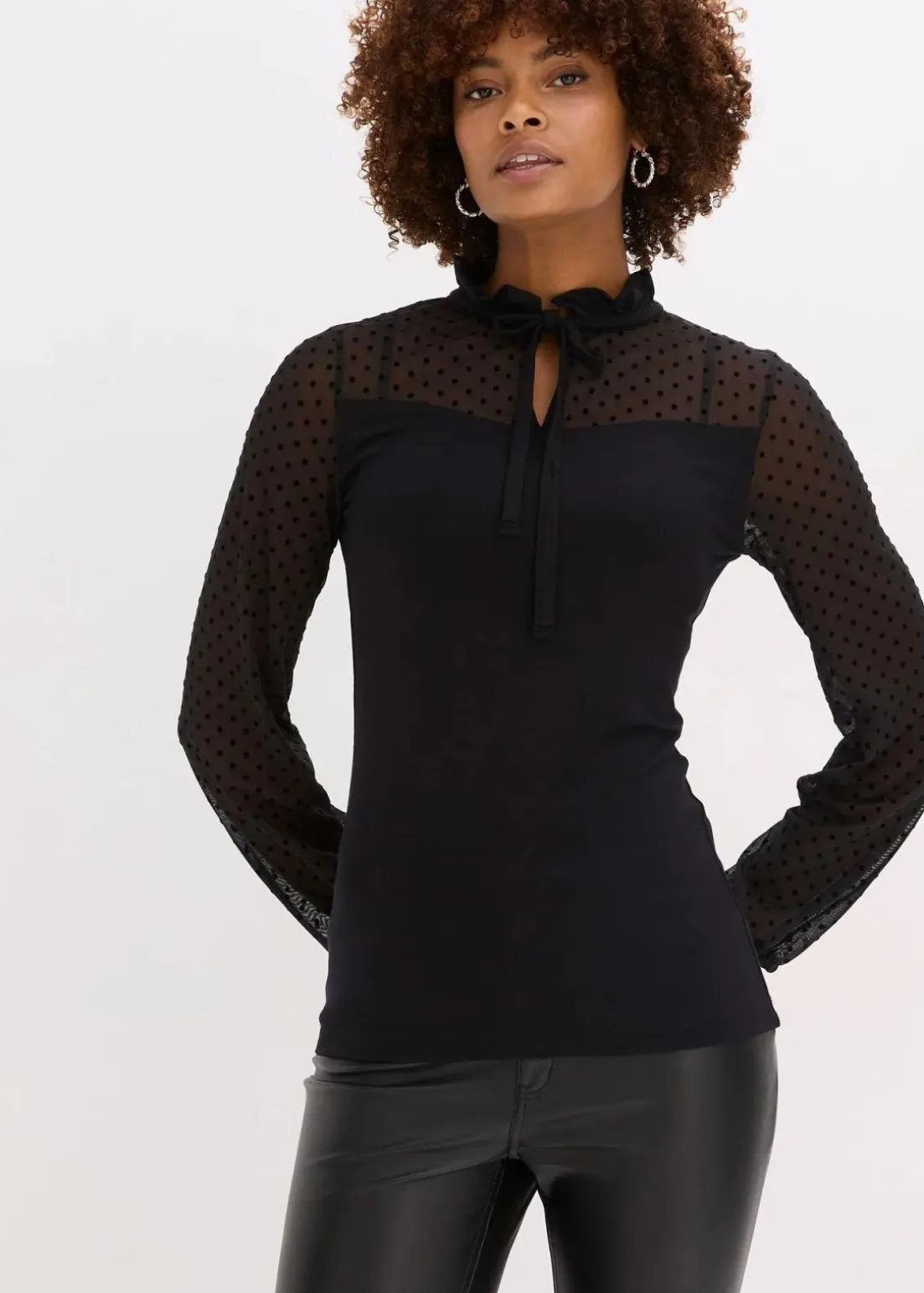 Shirt aus Viskose-Mix