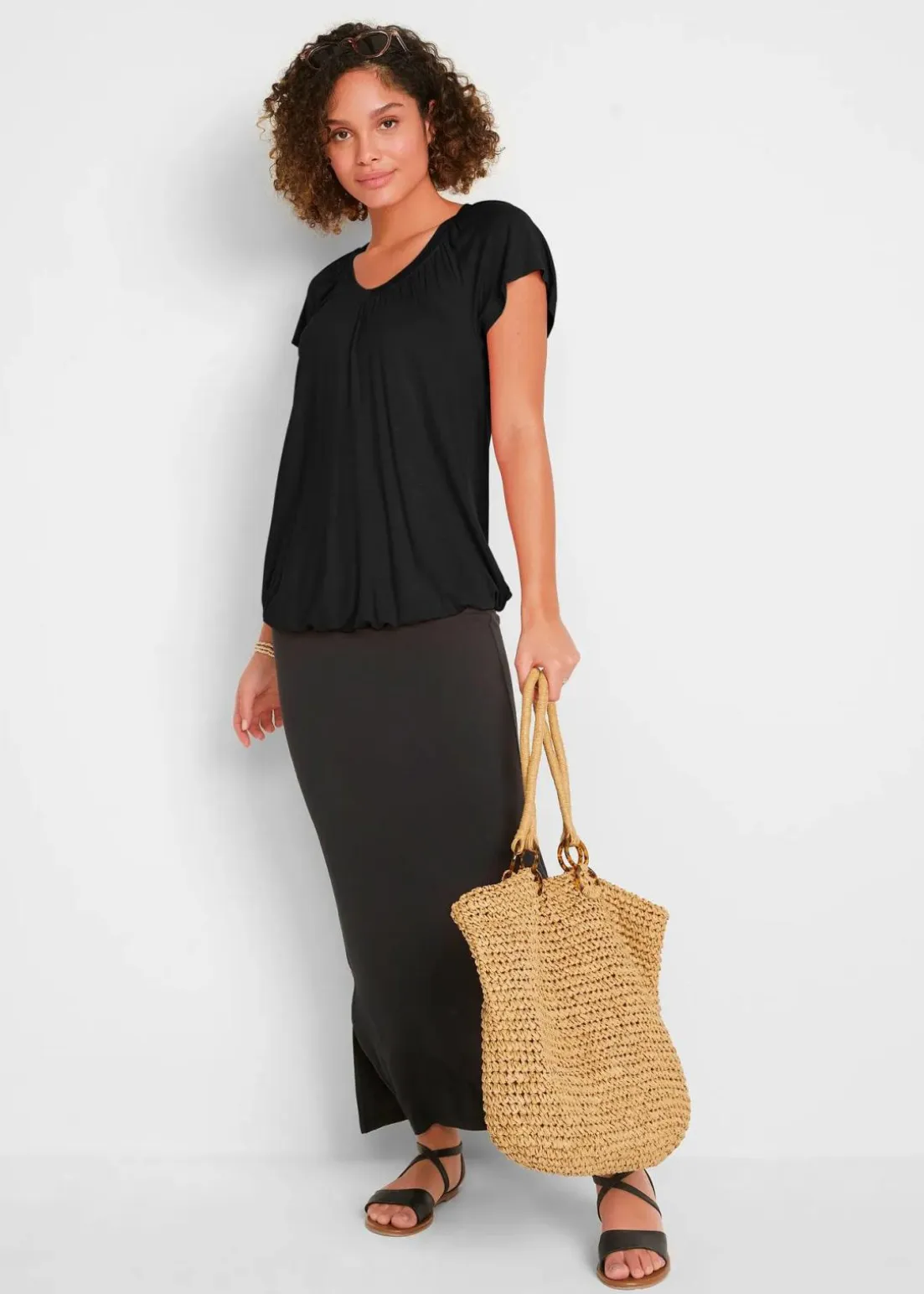 Shirt aus Viskose-Mix