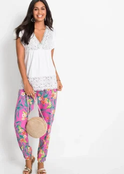 Shirt in Viskose-Baumwoll-Mix