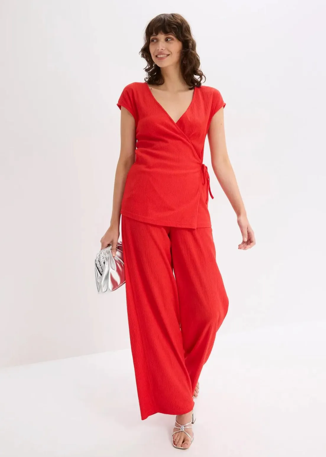 Shirt in Wickeloptik