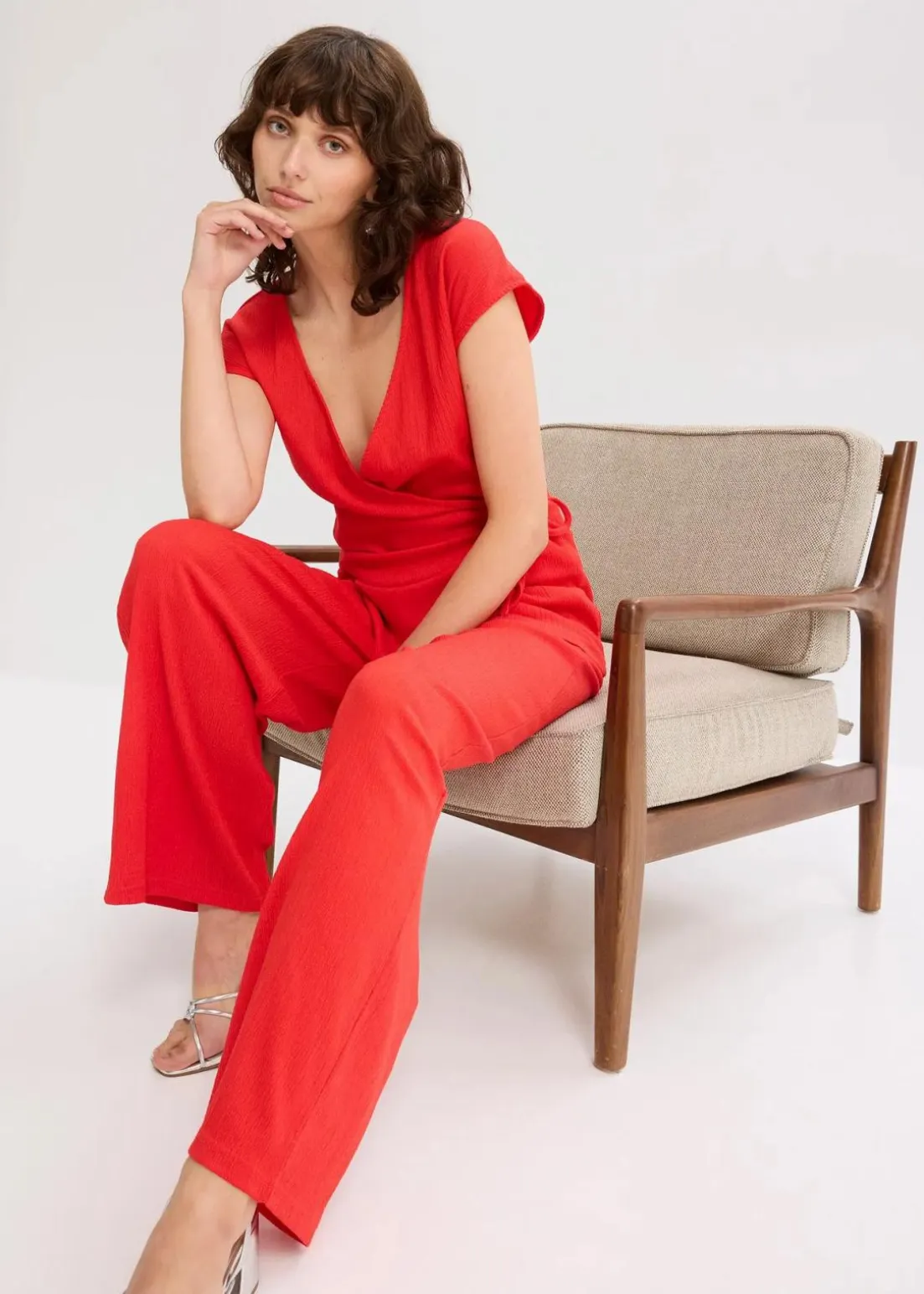 Shirt in Wickeloptik