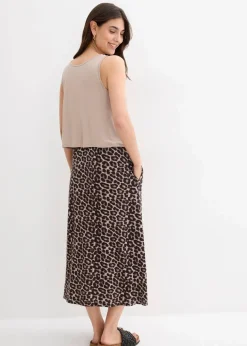 Shirt Kleid aus fließendem Viskose-Elasthan-Mix