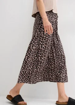 Shirt Kleid aus fließendem Viskose-Elasthan-Mix