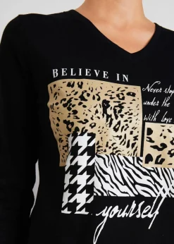 Shirt mit 3/4 Ärmel