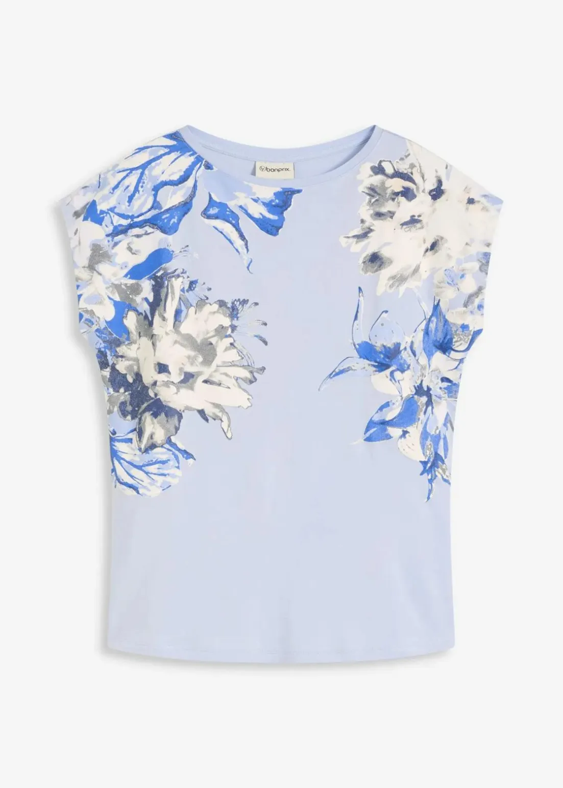 Shirt mit überschnittenen Schultern