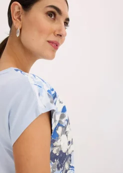 Shirt mit überschnittenen Schultern