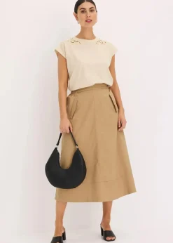 Shirt mit Crochet Detail