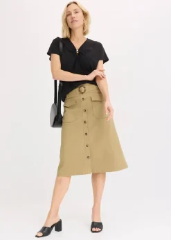 Shirt mit dekorativem Ring