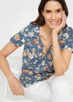 Shirt mit Druck, kurzarm