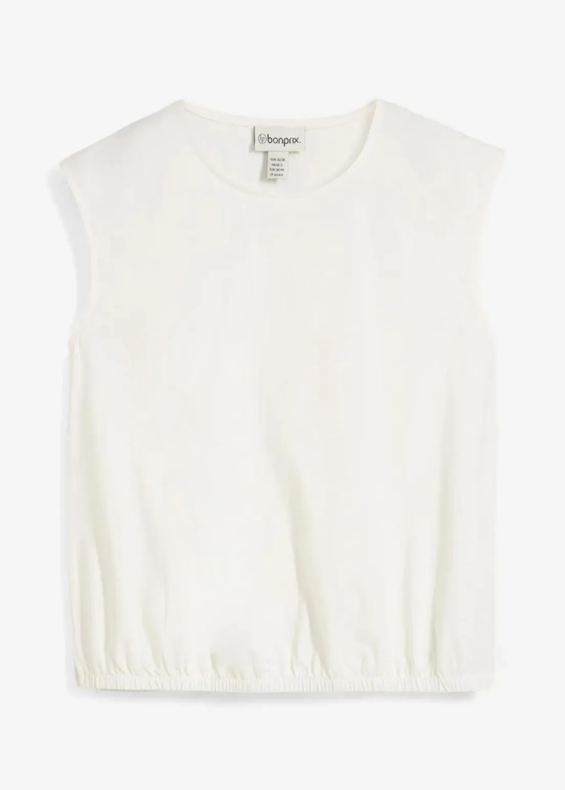 Shirt mit elastischem Bündchen