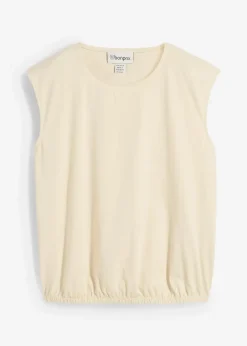 Shirt mit elastischem Bündchen