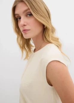 Shirt mit elastischem Bündchen