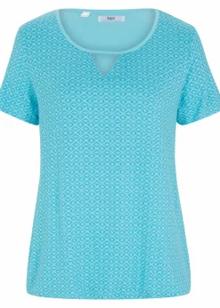 Shirt mit Gummizug, Kurzarm