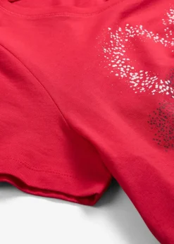 Shirt mit Herzdruck aus Bio-Baumwolle