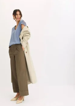 Shirt mit Häkeleinsätzen