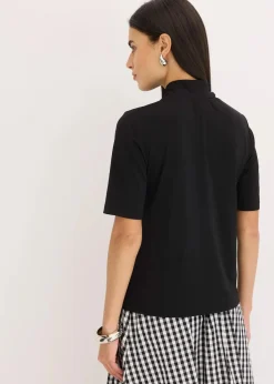 Shirt mit Kelchkragen