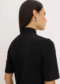 Shirt mit Kelchkragen