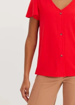 Shirt mit Knopfleiste