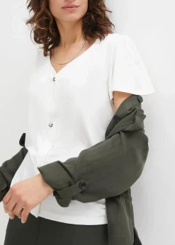 Shirt mit Knopfleiste