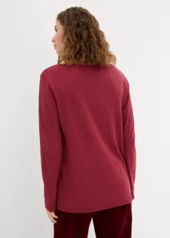 Shirt mit Knopfleiste aus reiner Bio-Baumwolle