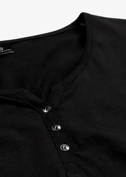 Shirt mit Knopfleiste aus reiner Bio-Baumwolle