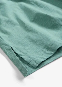 Shirt mit Knopfleiste aus reiner Bio-Baumwolle