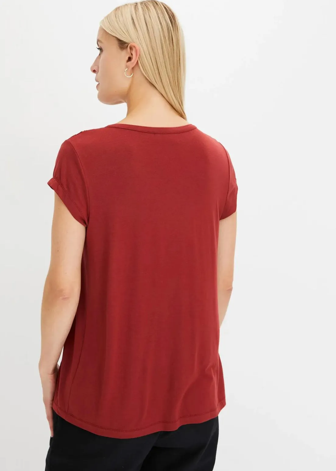 Shirt mit Lochstickerei