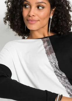 Shirt mit Pailletten