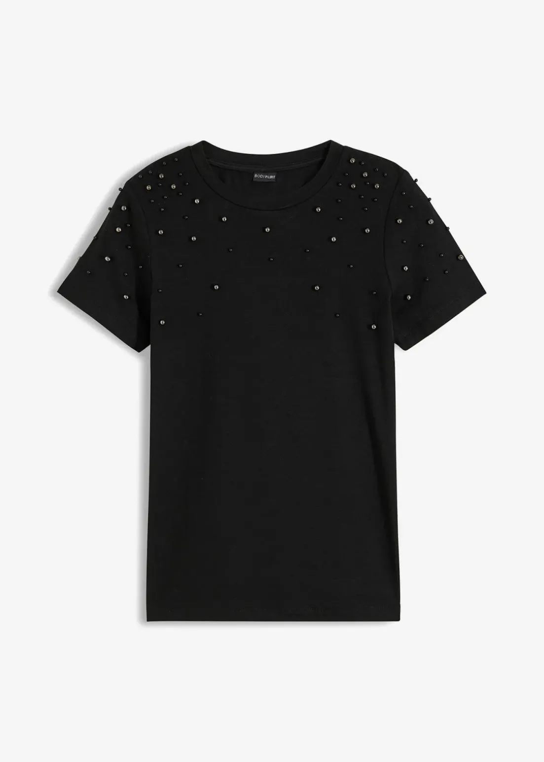 Shirt mit Perlen-Applikation