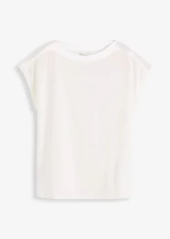 Shirt mit Satinpasse