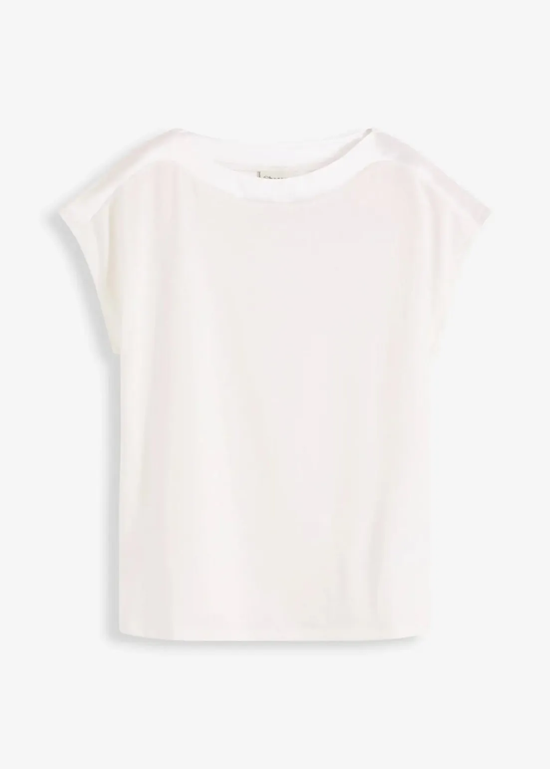 Shirt mit Satinpasse