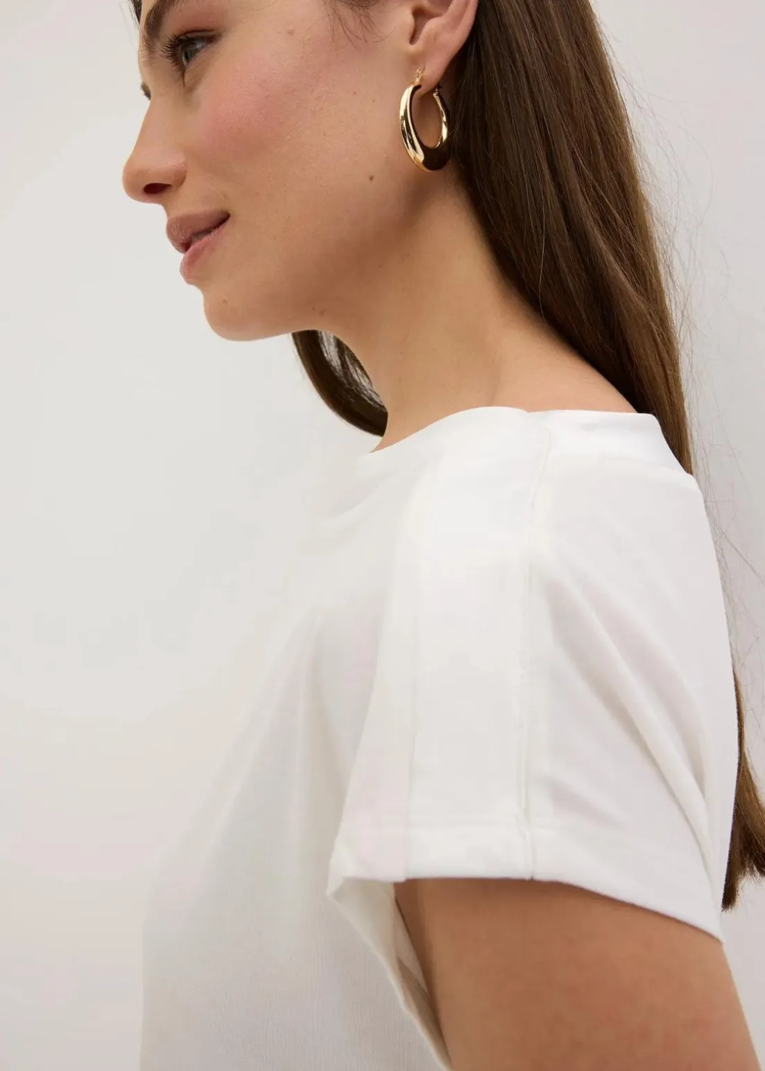 Shirt mit Satinpasse