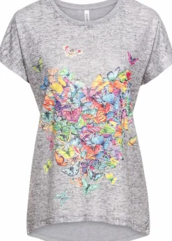 Shirt mit Schmetterlingsdruck