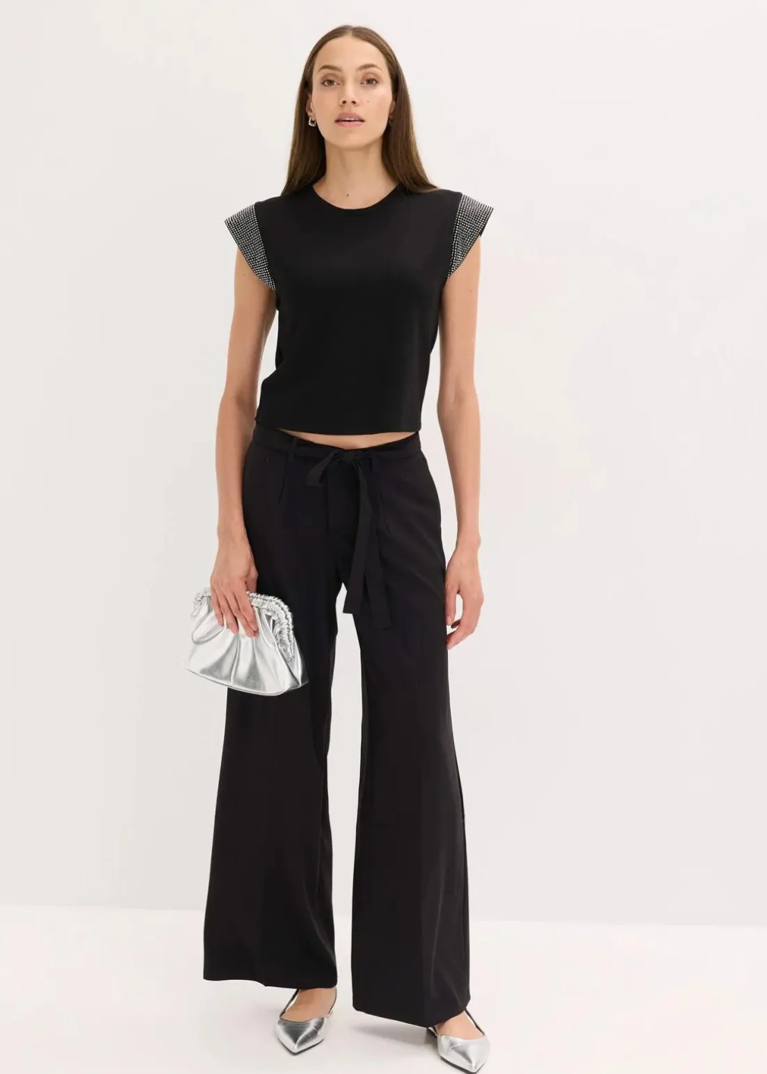 Shirt mit Schulterpolstern