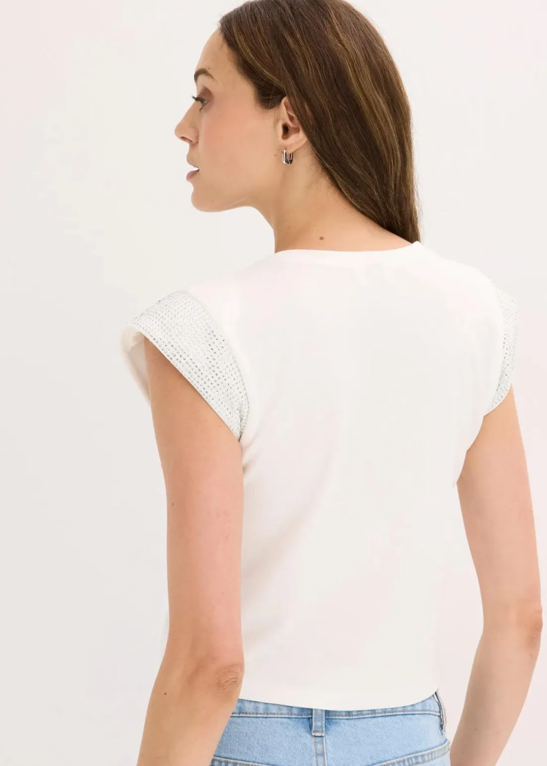 Shirt mit Schulterpolstern