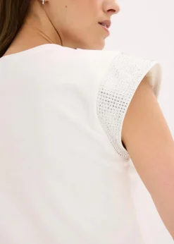 Shirt mit Schulterpolstern